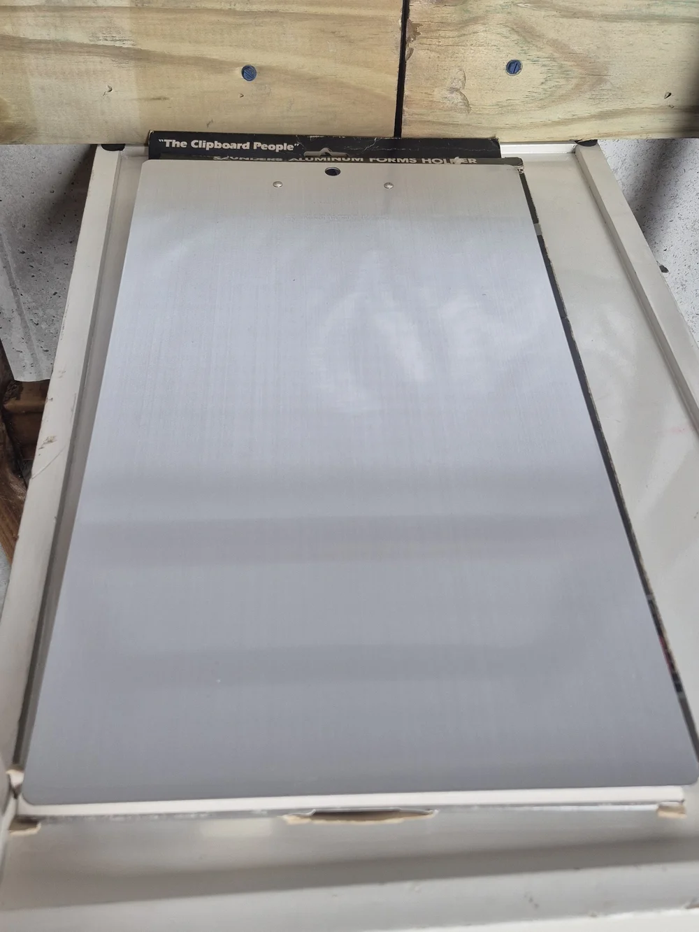 Saunders Aluminum Forms Holder Clipboard - Silver